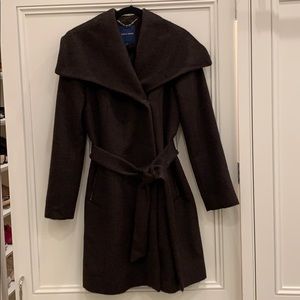 Cole Haan Alpaca Belted Coat- size 6
